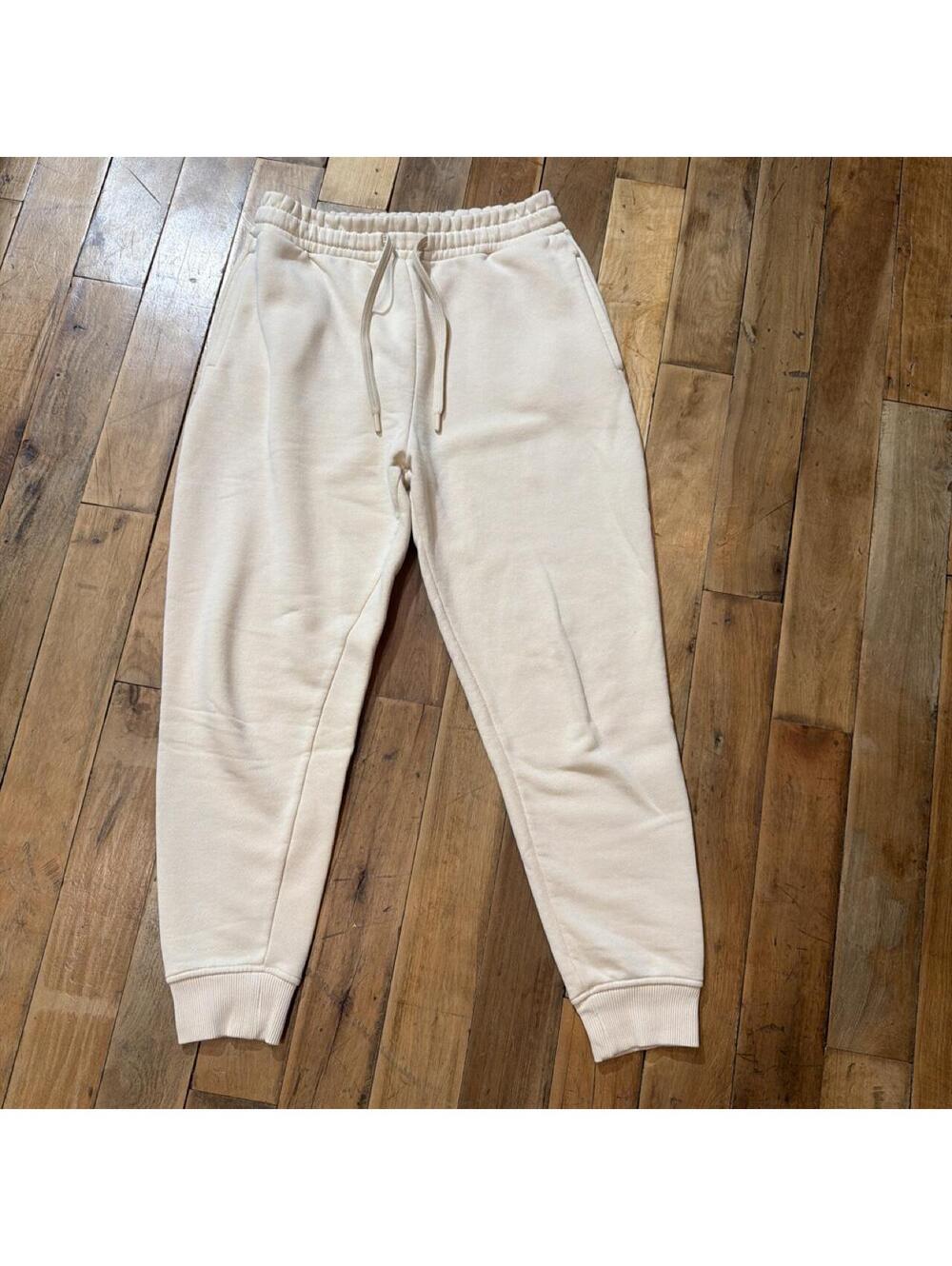 Zara Women's Cream and Tan Trousers
